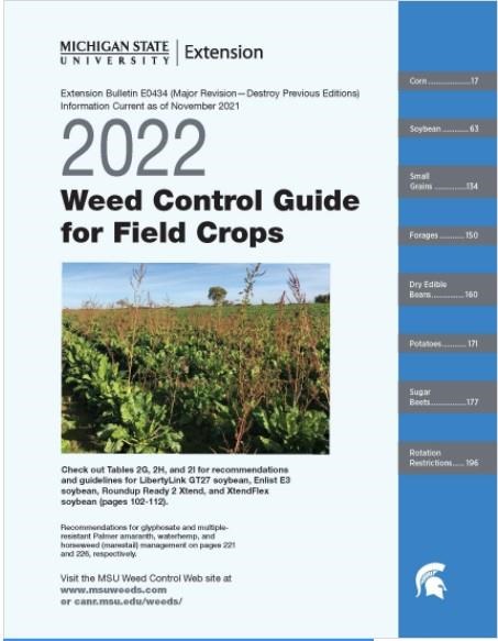Weed Control Guide for Field Crops (E0434)